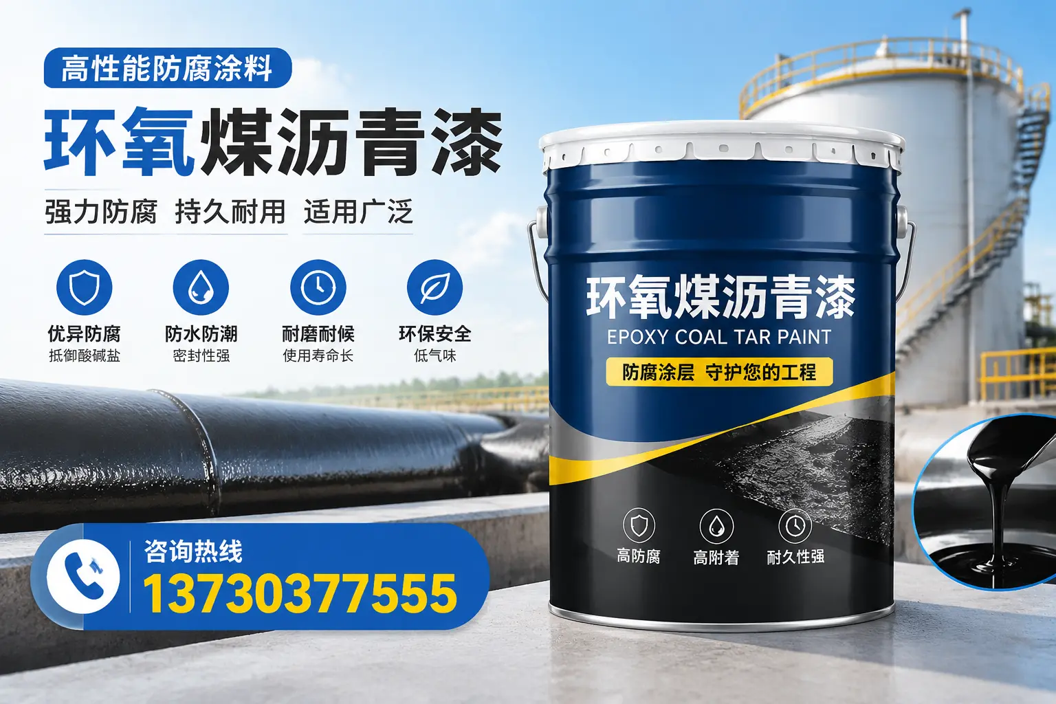 环氧煤沥青漆的耐久性分析,适合玉溪的使用场景